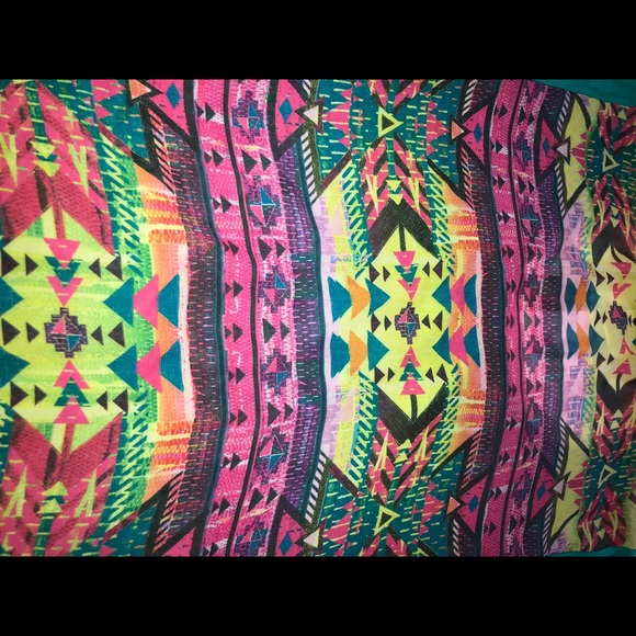 Sugar High Teal / Multi Color Elephant Tee - Picture 4 of 6